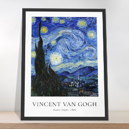 Poster Vincent Van Gogh Starry Night