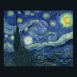 Poster Vincent van Gogh Starry Night<br><div class="desc">Vincent van Gogh ligeiramente modificado</div>