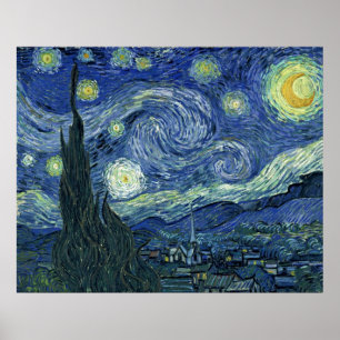 Poster Vincent van Gogh Starry Night