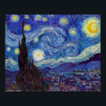 Póster VINCENT VAN GOGH - Starry night 1889<br><div class="desc">VINCENT VAN GOGH - Starry night 1889</div>