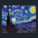 Póster VINCENT VAN GOGH - Starry night 1889<br><div class="desc">VINCENT VAN GOGH - Starry night 1889</div>