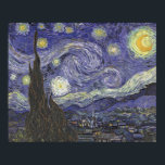 Poster Vincent van Gogh - Starry Night 2<br><div class="desc">Vincent van Gogh ligeiramente modificado</div>