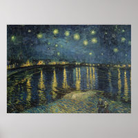 Vincent van Gogh | Starry Night Over the Rhone