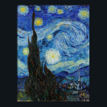 Poster Vincent Van Gogh Starry Night Vintage Fine Art<br><div class="desc">Vincent Van Gogh Starry Night Vintage Fine Art Poster</div>