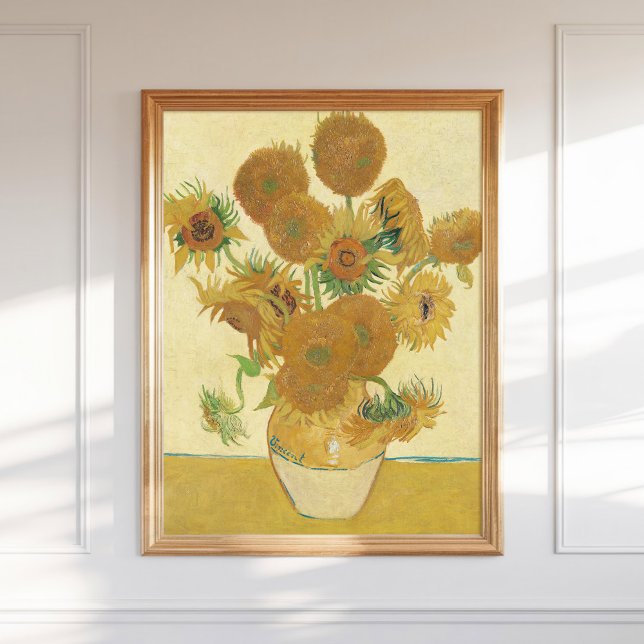 Poster Vincent Van Gogh Sunflower 1888 Vintage Floral (Criador carregado)