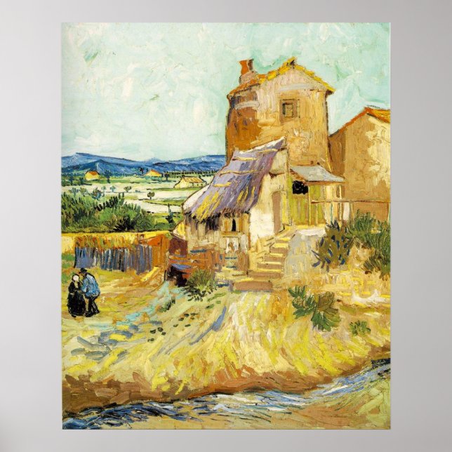 Poster Vincent Van Gogh - The Old Mill (Frente)