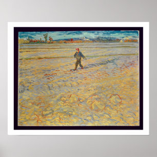 Poster Vincent van Gogh The Sower, 1888