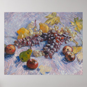 Poster Vincent van Gogh - Uvas, Limões, Peras,