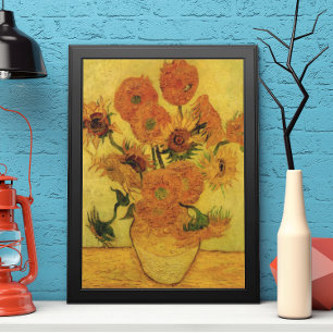 Póster Vincent van Gogh, Vase de Vida Estática com 15 Gi