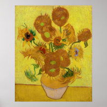 Vincent van Gogh - Vaso com Quinze Girassóis