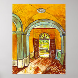Poster Vincent Van Gogh - Vestíbulo do Asilo