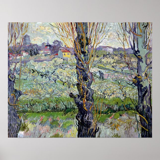 Poster Vincent van Gogh | Vista de Arles, 1889 (Frente)