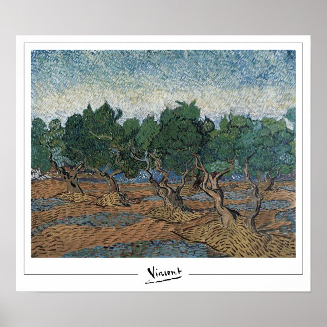Poster Vincent Van Gogh Zedign Cartaz de Arte #42-2 (Frente)