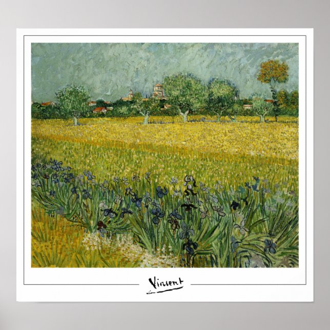 Poster Vincent Van Gogh Zedign Cartaz de Arte #46-3 (Frente)