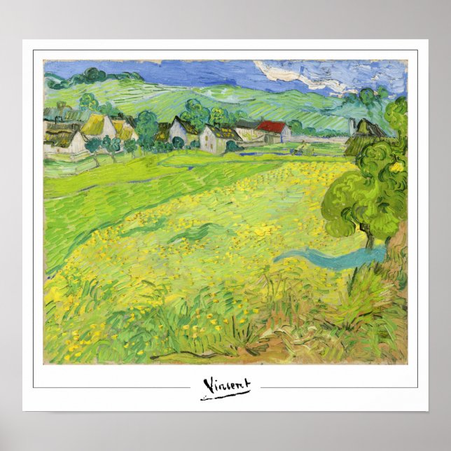 Poster Vincent Van Gogh Zedign Cartaz de Arte #50-2 (Frente)