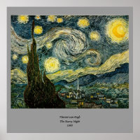 Vincent van Gogh's The Starry Night (1889)