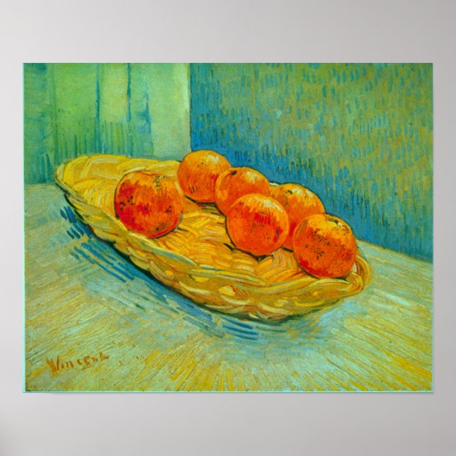 Póster Vincent Willem van Gogh - Seis Laranjas (Frente)