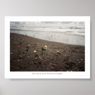 Póster Vindo comigo, ao mar