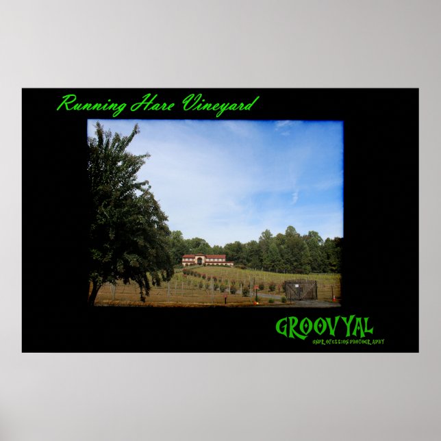 Poster Vineyard de Raça (Frente)