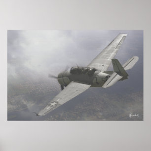 Póster Vingador de TBM-3E