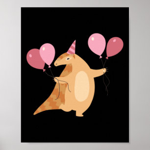 Poster Vinheta de Celebração de Pangolin