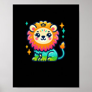 Poster Vinheta de Leão Cortado