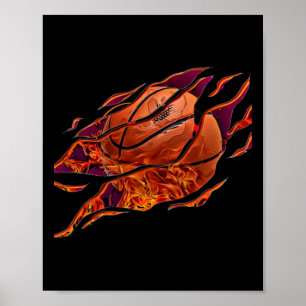 Poster Vinheta De Um Caco De Fogo
