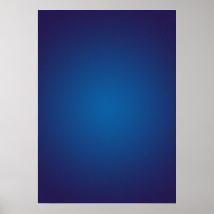 Póster Vinheta granulado azul escuro profunda