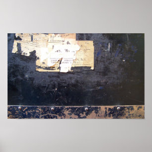 Póster Vinhetas de bagagem antigas