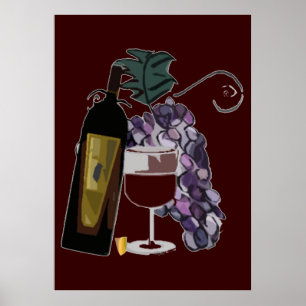 Póster Vinho