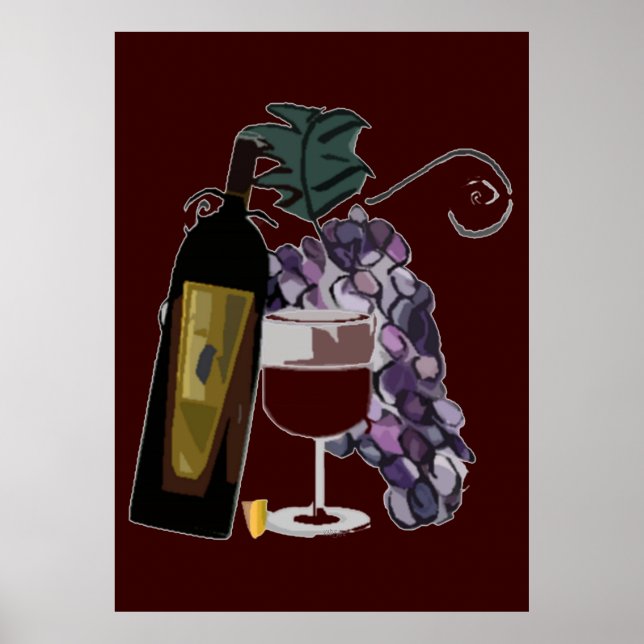 Póster Vinho (Frente)
