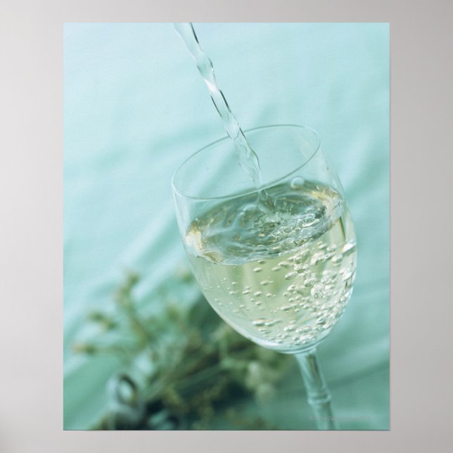 Poster Vinho branco (Frente)