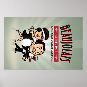Poster Vinho do Beaujolais