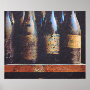 Póster Vinho do vintage