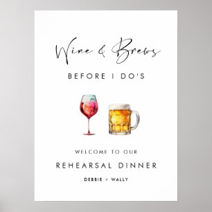 Poster Vinho e cerveja antes que eu faça o Janto de ensai