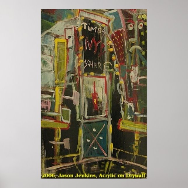 POSTER VINHO TINTO TIMES SQUARE (Frente)