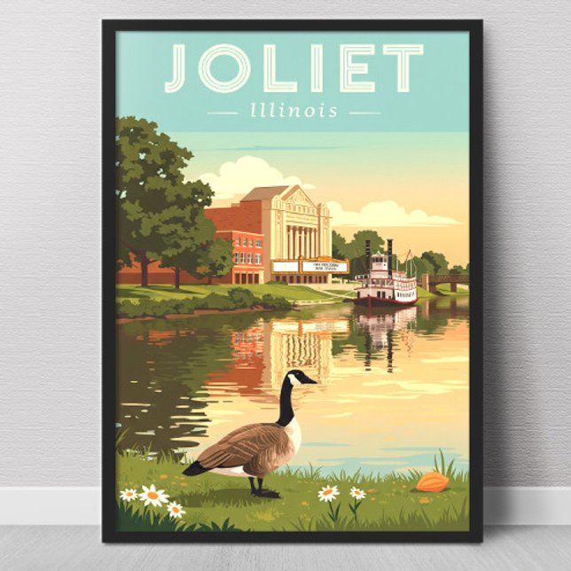 Poster Vintaeg Joliet Illinois (Criador carregado)