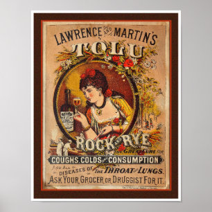 POSTER VINTAGE 1890S VICTORIAN TRADE CARD ART