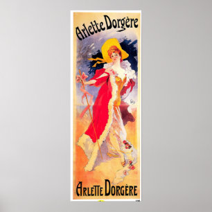 Póster Vintage 1904 do ~ de Arlette Dorgere
