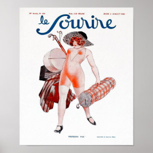 Poster Vintage 1924 Golf Print