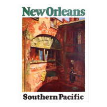 Vintage 1929, Nova Orleans Southern Pacific Viagem