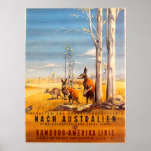 Vintage (1930) - Viagem alemão HAPAG Cruise Line