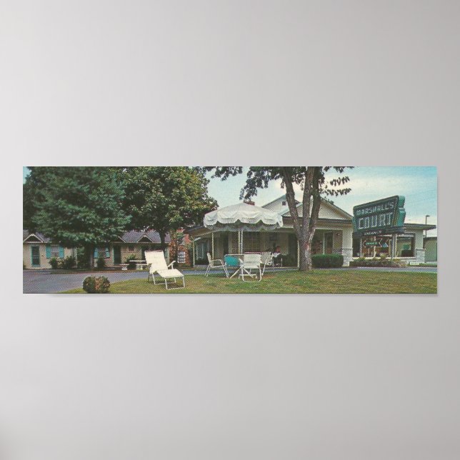 Poster Vintage 1960s Pigeon Forge, TN (Frente)