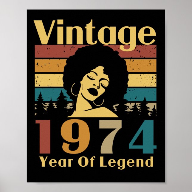 Poster Vintage 1974 (Frente)