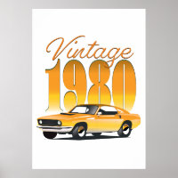 Vintage 1980 - Carro Retroativo