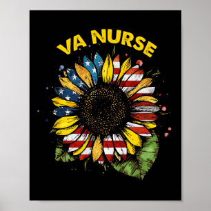 Poster Vintage 4 De Julho Va Enfermeira Patriótica Real A