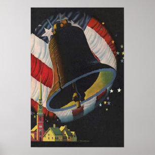 Poster Vintage 4o julho