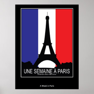 Poster vintage A Semana em Paris