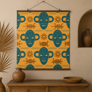 Poster Vintage African Art