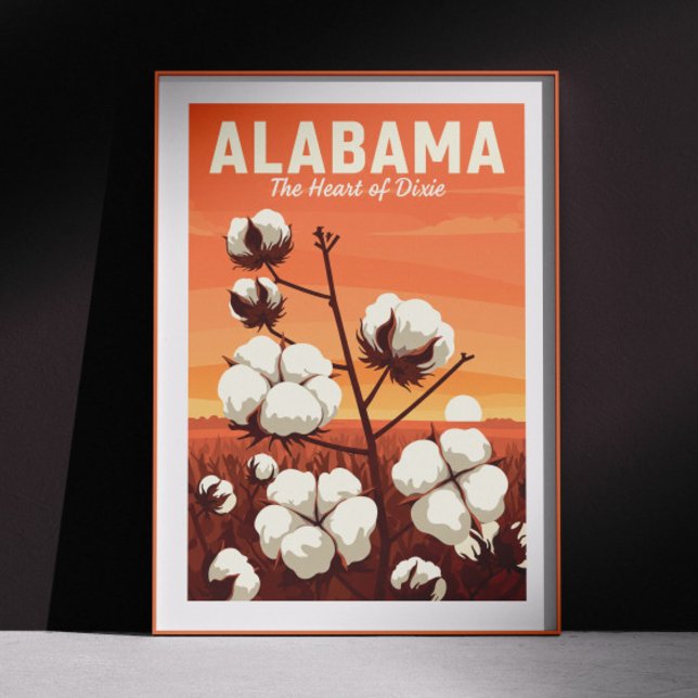 Poster Vintage Alabama (Criador carregado)